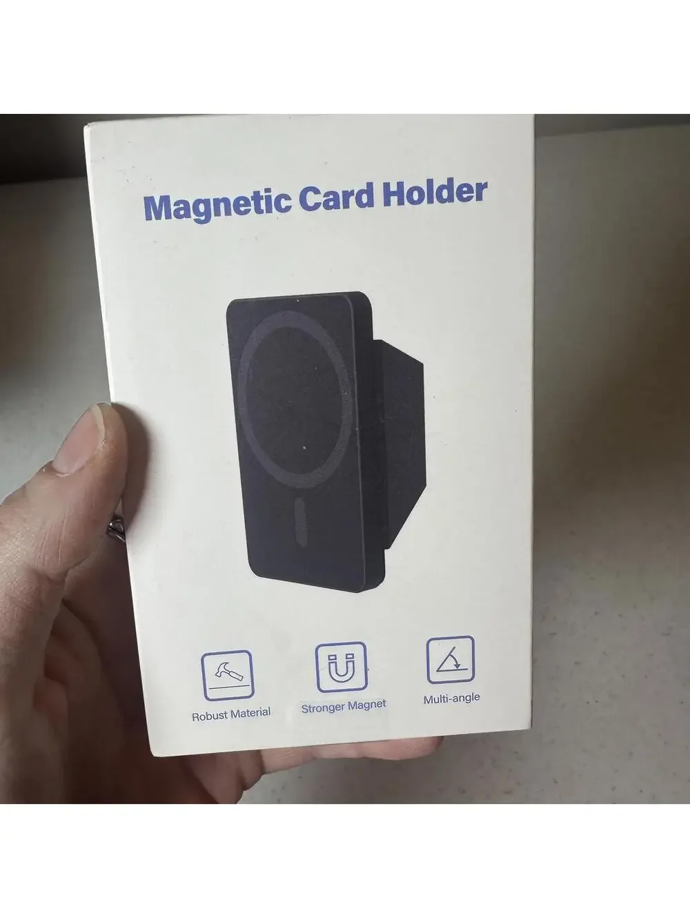 MEKO Magnetic Card Holder Compatible with iPhone 16/15/14/13/12 Series & MagSafe